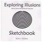 Een schetsboek met grote variatie aan optische illusies