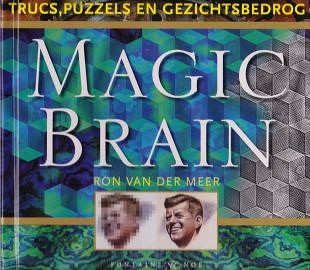 Magische optische trucs in een boek vol met spelletjes