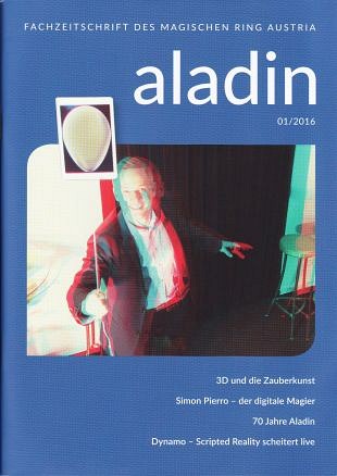 Tijdschrift voor goochelaars presenteert een 3D-uitgave