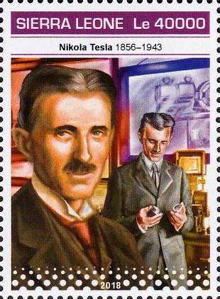 Filatelistische aandacht voor: Nikola Tesla (5)