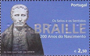 Filatelistische aandacht voor: Louis Braille (15 en 16)