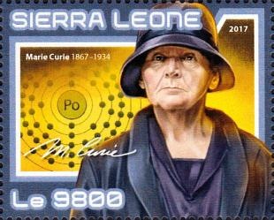 Filatelistische aandacht voor: Pierre en Marie Curie (18)