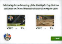 Ierse Golf Ryder Cup op 3D postzegels 