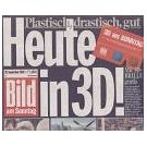 Ook de zondagskrant van Bildzeitung met 3D-foto's