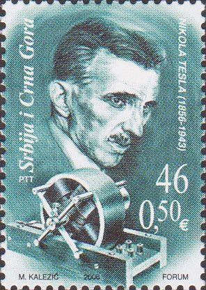 Filatelistische aandacht voor: Nikola Tesla (9)