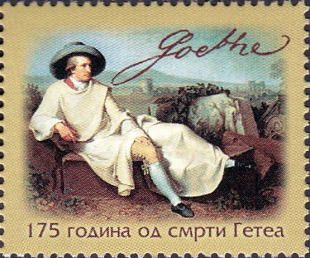 Filatelistische aandacht voor: Johann Wolfgang von Goethe (6)