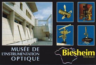 Optische instrumenten in leuk Frans optica-museum