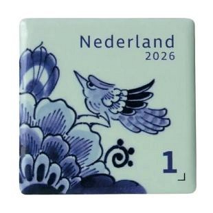 PostNL verrast de filatelist met een keramiekpostzegel