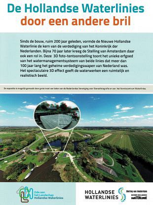 Nieuwe locatie voor expositie Hollandse Waterlinies in 3D