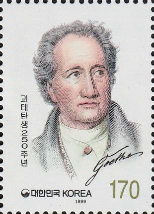 Filatelistische aandacht voor: Johann Wolfgang von Goethe (18)