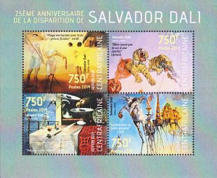 Filatelistische aandacht voor: Salvador Dalí (2)