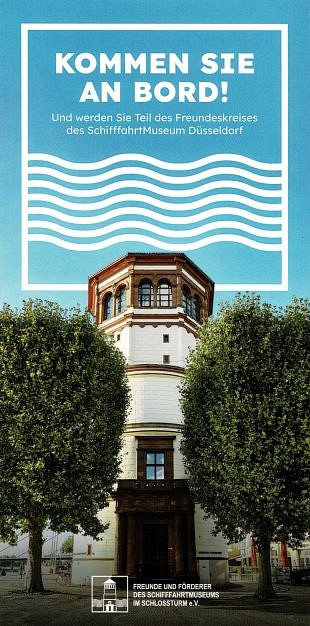 Het scheepvaartmuseum in Düsseldorf toont de historie