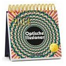 Weekkalender met optische illusies op 53 postkaarten