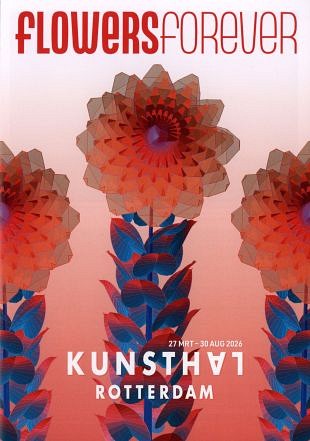 Bloemen als een kunstzinnig project in museale omgeving