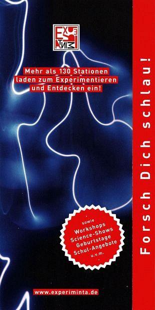 Bij Experiminta Frankfurt is veel experimenteren gewenst