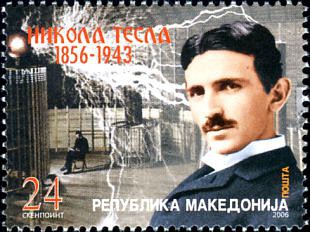 Filatelistische aandacht voor: Nikola Tesla (6)