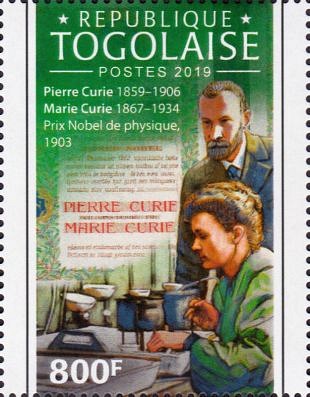 Filatelistische aandacht voor: Pierre en Marie Curie (19)