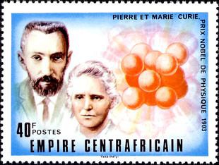 Filatelistische aandacht voor: Pierre en Marie Curie (3)
