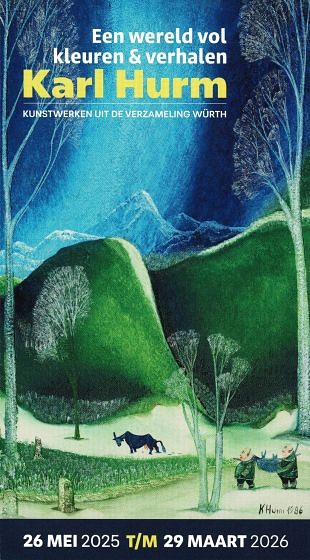 Een wereld vol verhalen en kleuren in kunst van Karl Hurm