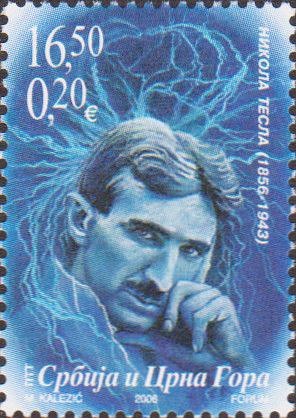 Filatelistische aandacht voor: Nikola Tesla (8)