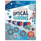 Boekje vol met stickers geeft plezier met optische illusies