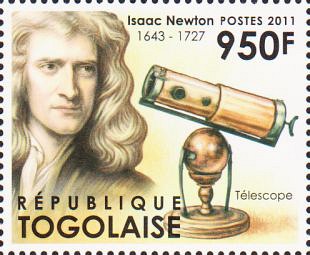 Filatelistische aandacht voor: Sir Isaac Newton (3)