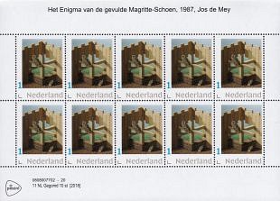 Kunstwerken van Jos de Mey op Nederlandse postzegels