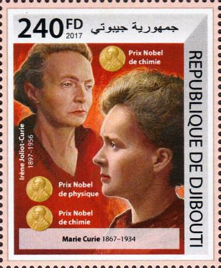Filatelistische aandacht voor: Pierre en Marie Curie (1)