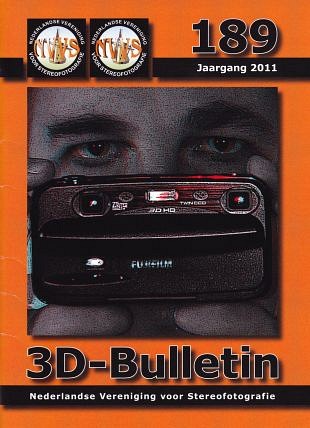 Stereoscopische fotografie in kleurrijke 3D-Bulletin