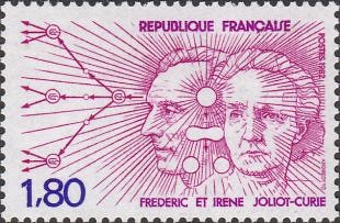 Jean Frédéric Joliot-Curie en Irène Joliot-Curie