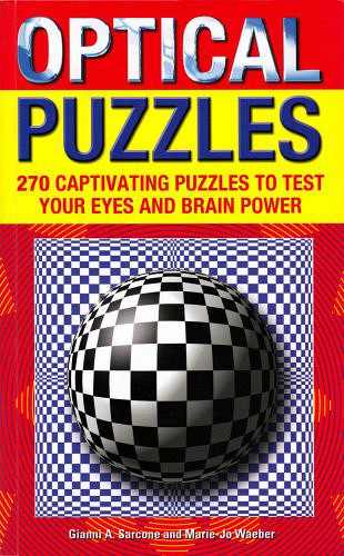 Puzzelen met visuele illusies voor het testen van het brein