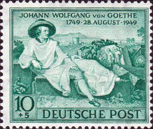 Filatelistische aandacht voor: Johann Wolfgang von Goethe (1)